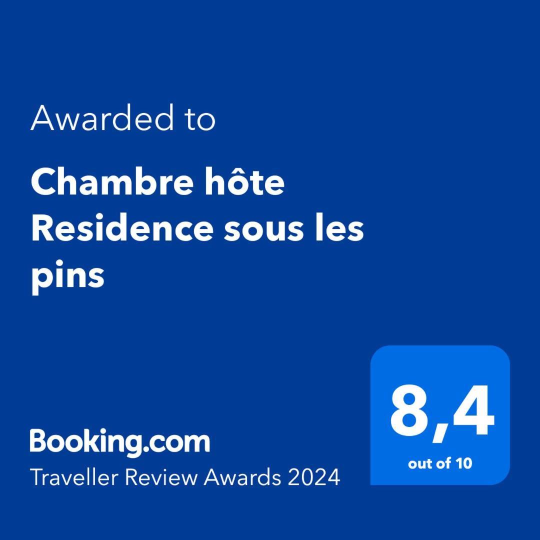 Chambre Hote Chez L'Habitant Residence Sous Les Pins Cassis Exteriér fotografie